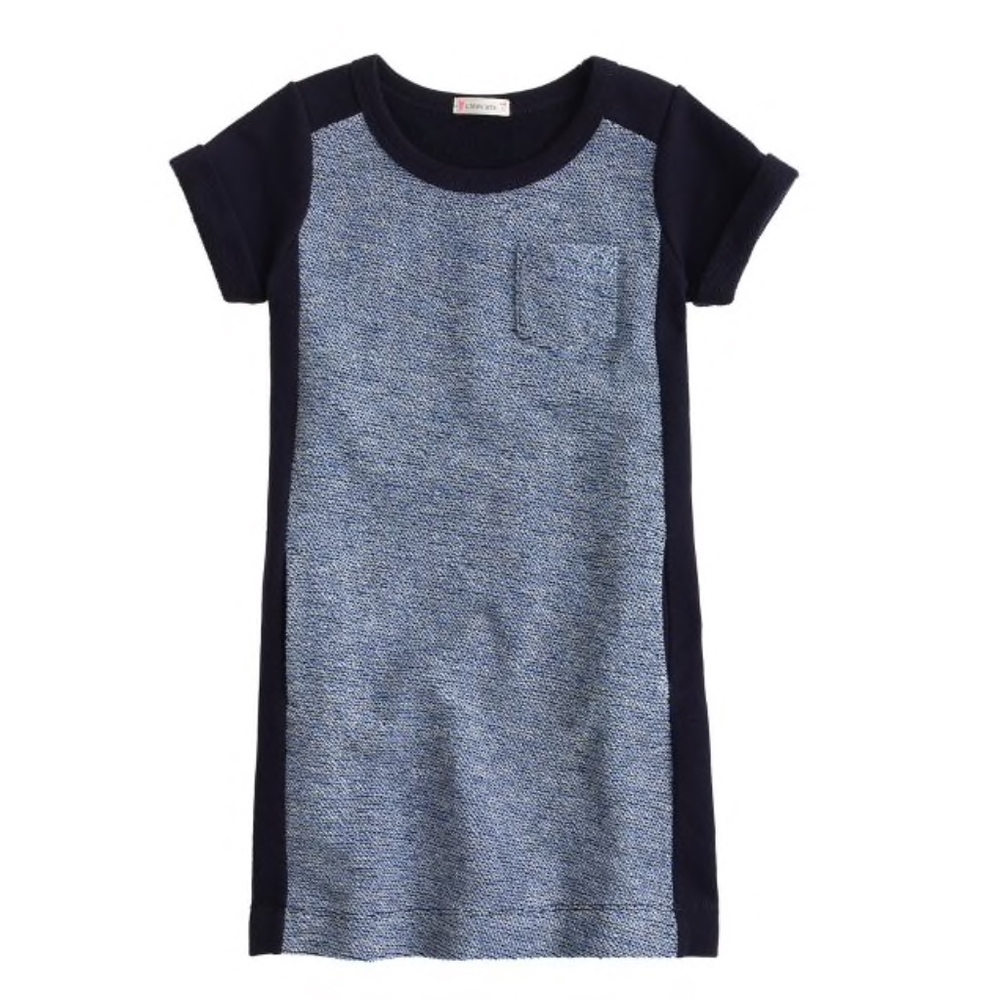 J.Crew Crewcuts Girls Tweed Shift Sweatshirt Dress
